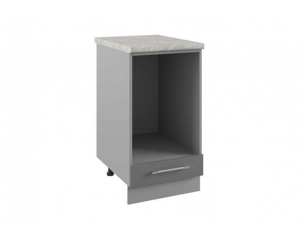 Лофт СДШ 450 шкаф нижний духовой (Дуб бурый/корпус Серый)