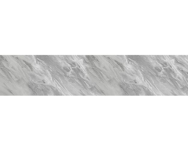 Фартук для кухни КМ 490 Серый мрамор разводы Фартук для кухни КМ 490 Серый мрамор разводы